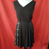 NINA RICCI Black Blue Dress Size 36 / S.