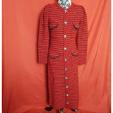 Self-Portrait Red Knit Dress Size S