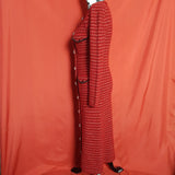 Self-Portrait Red Knit Dress Size S