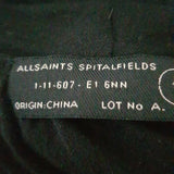 ALL SAINTS Spitalfields Black Knit Size 10