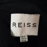 REISS Black White Sequin Dress Size 4 / 32.