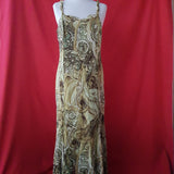 Moore Arkit Light Green Brown Long Dress Size 12 / 40.