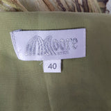 Moore Arkit Light Green Brown Long Dress Size 12 / 40.