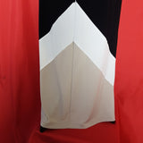 Chico's Black/White/Cream Long Dress Size 8 / S.