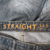Next Mens Straight Blue Jeans 34S