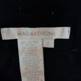 MAGASCHONI Womens Black Sparkle Trousers  Size 2 US / 6 UK