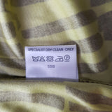 L.k.Bennett Yellow/Brown  100% Silk Wrap Dress Size 10 / 38