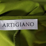 ARTIGIANO Green Long Dress Size 12.