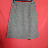 TOAST Black/Beige Lambswool Skirt Size 12