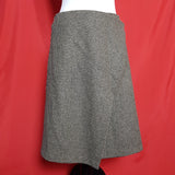 TOAST Black/Beige Lambswool Skirt Size 12