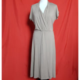 PURE Collection Jersey Light Brown Dress Size 14.