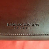 BARBARA WIGGINS Leather Brown Crossbody Bag