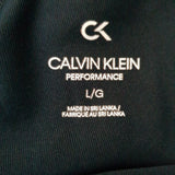 CALVIN KLEIN Womens Black Mesh Fitness Trousers Size L