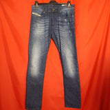 Diesel Tepphar Slim-Carrot Men Blue Jeans W28 L30