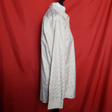 GIVES No1 SAVILE ROW Pink Grey Stripe Shirt Size 16" / 41cm.