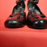 Vivienne Westwood Melissa Black PVC Heels Shoes Size 3 UK 35/36 EU