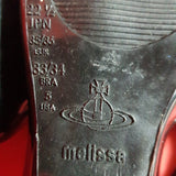 Vivienne Westwood Melissa Black PVC Heels Shoes Size 3 UK 35/36 EU