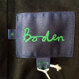 Boden Womens Black Cotton Coat Size 16.