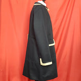 N.W.3. Womens Black Beige Coat Size 16