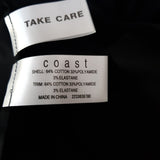 COAST Womens Black Top Size 18.