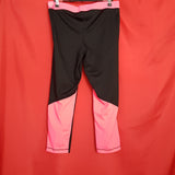 NIKE PRO DRI - FIT Black Pink Fitness Trousers Size XL