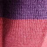Boden Purple Red Grey Knit Wool Dress Size 16