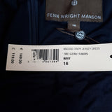 FENN WRIGHT MANSON Navy Dress Size 16.