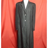 LAURA ASHLEY Black Shirt Silk Dress Size 16 / 42