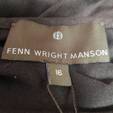 FENN WRIGHT MANSON Brown Dress Size 16.