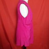 COAST Pink 100% Silk Top Size 18.