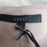 COAST Grey Wool Dress Size 18.