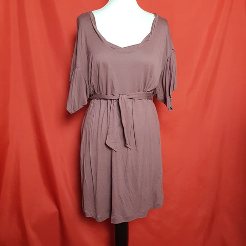 GHOST Brown Dress Size 16.