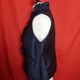 COAST Navy Silk Blouse Size 18.