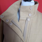 N.W.3. Beige Wool Blend Coat Size 16 RRP £249.