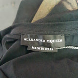 ALEXANDER MQUEEN Mens Black T-shirt Size L.