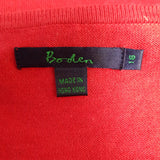 Boden Red Cardigan Size 16