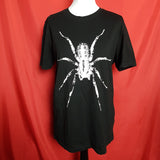 LANVIN Womens Black Spider Print T-shirt Size L