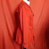 M&S Collection Red Short Trench Coat Size 14 / 42.