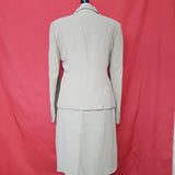 MARELLA Beige Skirt Suit Size 14