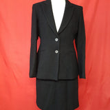 JIGSAW Black Skirt Suit Size 14