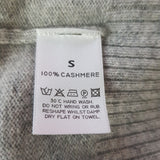 THE WHITE COMPANY Grey 100% Cashmere Belt Cardigan Size S