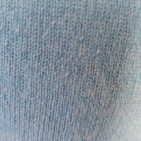 BRORA Light Blue Pure Cashmere Crop Cardigan Size S.