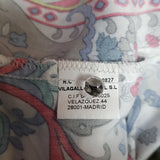 VILAGALLO 100% Silk Blouse Size 42 IT / 10 UK.