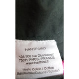 Hartford Khaki Olive Cotton Top Size 8 UK / 1.