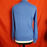 Paul Smith Blue Cotton Wool Cardigan Size M.