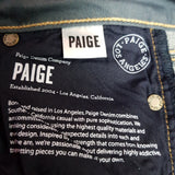 PAIGE Kylie Womens Crop Navy Jeans W26 L26.