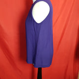 VINCE Purple Silk Top Size S