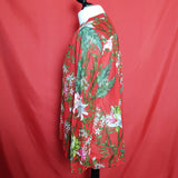 Isabel Marant Etoile Red Flower Print Cotton Top Size 40 FR / 12 UK.