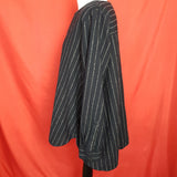 COS Womens Navy White Stripe Wool Blouse Tunic Size 18 UK / 44 EU